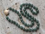 Jade collier, Sieraden, Tassen en Uiterlijk, Antieke sieraden, Verzenden, Overige materialen, Ketting, Met edelsteen