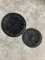 Metalen ronden wandbord in 2 verschillende uitvoeringen., Ophalen of Verzenden, Nieuw