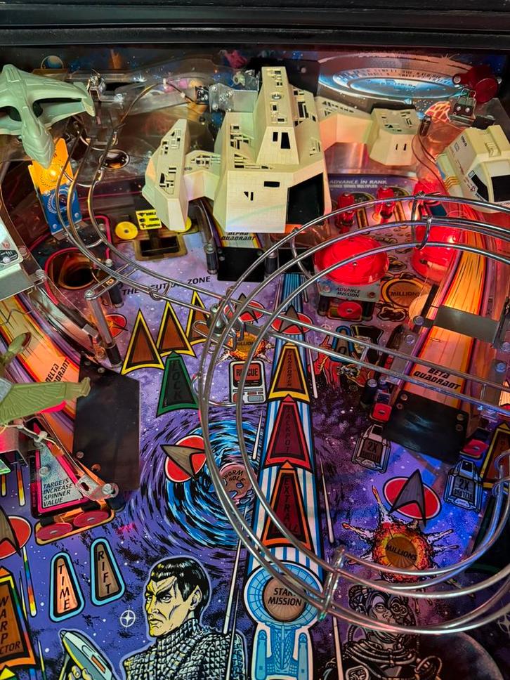 Flipperkast Williams Star Trek The Next Generation, Verzamelen, Automaten | Flipperkasten, Gebruikt, Dot-matrix, Flipperkast, Williams