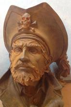 Echt super gegoten gietijzeren borstbeelden tot in detail., Tuin en Terras, Ophalen of Verzenden, Nieuw, Metaal, Mensenbeeld