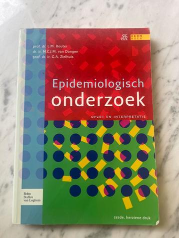 Epidemiologisch onderzoek studieboek beschikbaar voor biedingen