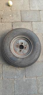 Compleet Wiel - Velg  + band 3.50B x 10H2 5.00-10 inch 4X100, Auto diversen, Aanhangwagen-onderdelen, Ophalen, Gebruikt