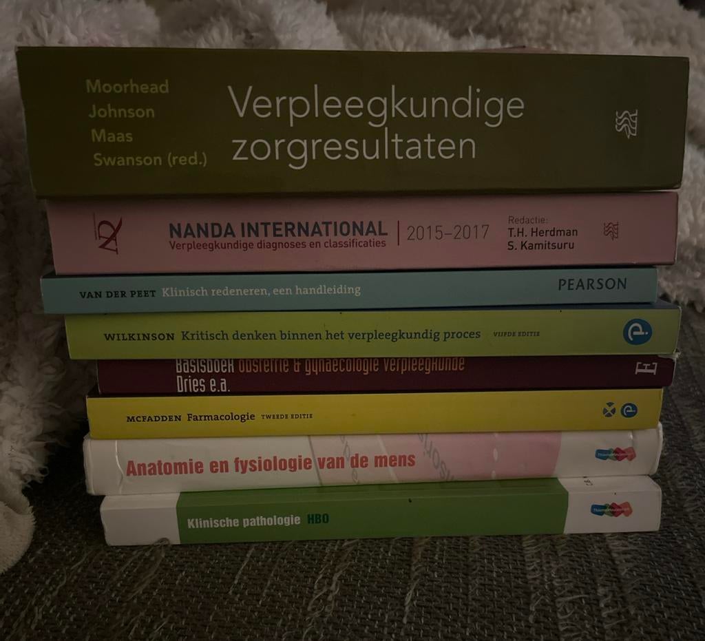 Verpleegkunde studieboeken (oudere druk) – Naslag/Zelfstudie, Boeken, Studieboeken en Cursussen, Ophalen of Verzenden, Alpha, Zo goed als nieuw