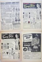 36 VS advertenties reclames corset BH 50-60s mooier figuur, Verzamelen, Ophalen