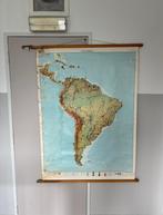 Oude schoolplaat zuid amerika Amsterdam Rotterdam, Antiek en Kunst, Ophalen of Verzenden, Aardrijkskunde