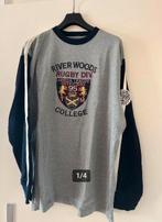 Blauw/Grijze River Woods Trui Rugby (ZGAN) XXL, Kleding | Heren, Blauw, Overige maten, Ophalen of Verzenden, Zo goed als nieuw