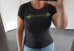 Shirt Zwart Groene Letters M, Kleding | Dames, T-shirts, Maat 38/40 (M), Verzenden, Zwart, Nieuw