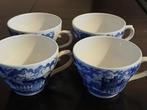 Broadhurst - Engelse scène theekopjes, 4stuks, Antiek en Kunst, Antiek | Servies los, Ophalen of Verzenden