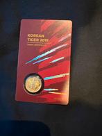 Koreaanse Tijger Gouden Munt 1/10 oz goud 3,1 gram goud, Ophalen of Verzenden, Zuidoost-Azië, Losse munt, Goud