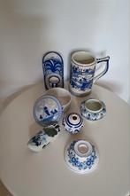 Blauwe wit mok ( heineken) kaarsenhouder boerenklomp etc., Antiek en Kunst, Antiek | Keramiek en Aardewerk, Ophalen of Verzenden