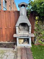 Stenen Barbecue voor Tuin, Tuin en Terras, Ophalen, Gebruikt, Houtskool, Vrijstaand