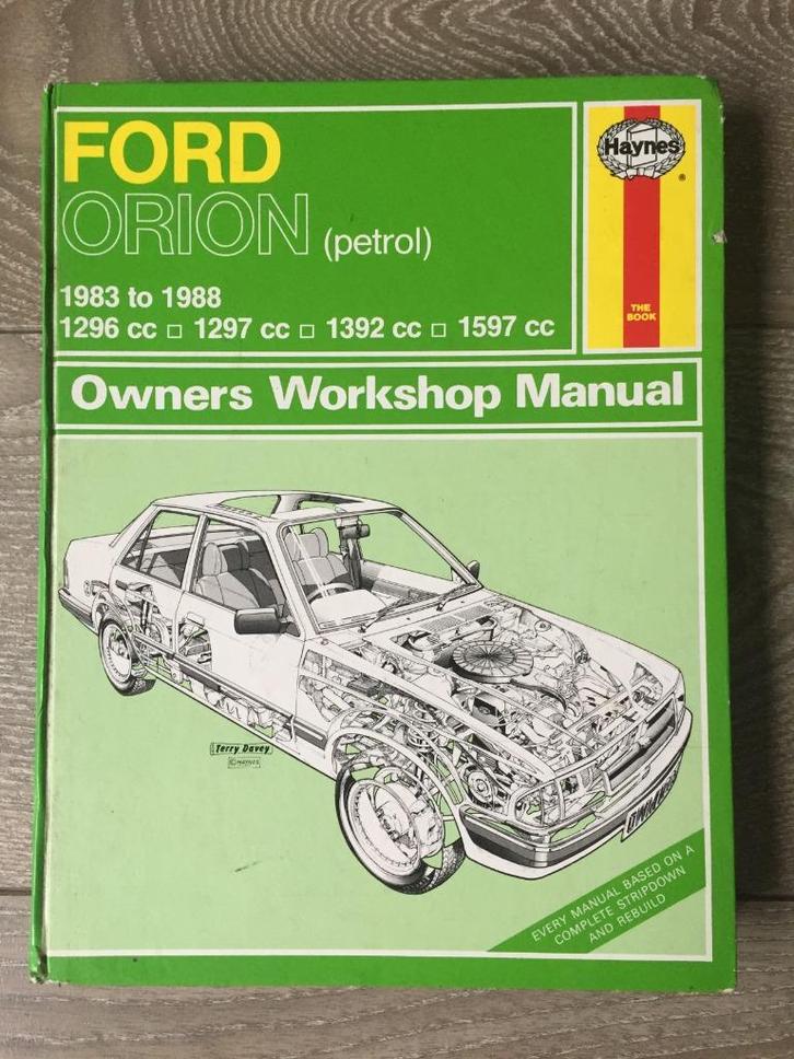 Haynes Manual Ford Orion 1983-1988, Auto diversen, Handleidingen en Instructieboekjes, Ophalen of Verzenden