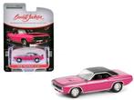 1970 Plymouth Cuda van Greenlight 1/64 pink Barrett-Jackson, Ophalen of Verzenden, Nieuw, Auto