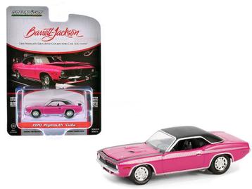 1970 Plymouth Cuda van Greenlight 1/64 pink Barrett-Jackson beschikbaar voor biedingen