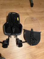 Bobike Voorzitje + Windscherm + Adapter, Fietsen en Brommers, Fietsaccessoires | Fietsstoeltjes, Ophalen of Verzenden, Bobike