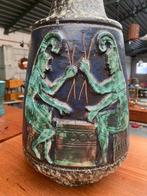 Lampvoet keramiek Walter Gerhards - vintage retro lamp, Ophalen, Overige materialen, Gebruikt, Onbekend