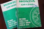 Honda CR125R 1981 - 1985 motorcycle service manual, Motoren, Ophalen of Verzenden, Honda