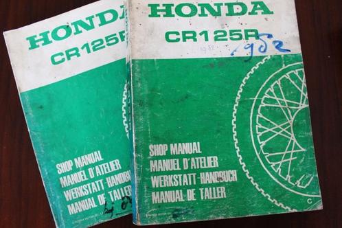 Honda CR125R 1981 - 1985 motorcycle service manual, Motoren, Handleidingen en Instructieboekjes, Honda, Ophalen of Verzenden
