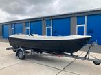 In nieuwstaat 4,60 polyester boot met Tohatsu 9,8 pk (2023), Watersport en Boten, Ophalen, Zo goed als nieuw, Minder dan 10 pk