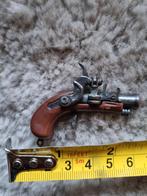 Miniatuur Pirate pistool vintage in holster, Overige soorten, Overige typen, Overige gebieden, Ophalen of Verzenden