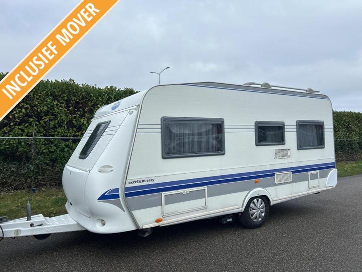 HOBBY 460 UFE CASSETTE LUIFEL MOVER 10995,, Caravans en Kamperen, Caravans, Bedrijf, tot en met 4, 1000 - 1250 kg, Rondzit, Hobby