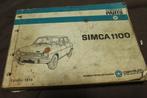 SIMCA 1100 1973 onderdelen boek parts list teile katalog, Auto diversen, Handleidingen en Instructieboekjes, Ophalen of Verzenden