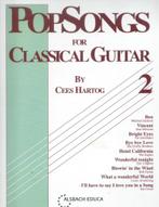 Pop Songs for Classical Guitar by Cees Hartog deel 2, Muziek en Instrumenten, Bladmuziek, Gitaar, Klassiek, Ophalen of Verzenden