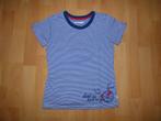 Blauw/wit gestreept t-shirt van Noppies, maat 116 NIEUWSTAAT, Kinderen en Baby's, Kinderkleding | Maat 116, Meisje, Ophalen of Verzenden
