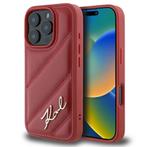 Karl lagerfeld iPhone 16 - 16 pro - 16 Pro max hoesje RED, Ophalen of Verzenden, Nieuw