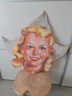 Unieke wanddecoratie airbrush Hollands kaasmeisje, Ophalen of Verzenden