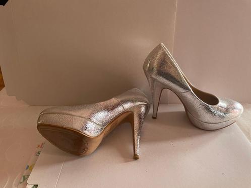 Nieuwe Zilveren Sexy High heels 13 Cm, Kleding | Dames, Schoenen, Nieuw, Pumps, Overige kleuren, Verzenden