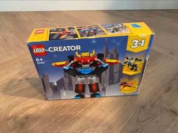 lego set creator 3 in 1 super robot 31124 nieuw in doos beschikbaar voor biedingen