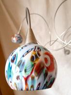 Harco loor design lamp 12 murrini bolletjes Italiaans glas, Ophalen, Zo goed als nieuw, Glas