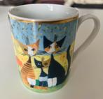 Handbeschilderde met goud mok Rosina Wachtmeister GOEBEL, Ophalen of Verzenden, Zo goed als nieuw, Overige stijlen, Kop(pen) en/of Schotel(s)