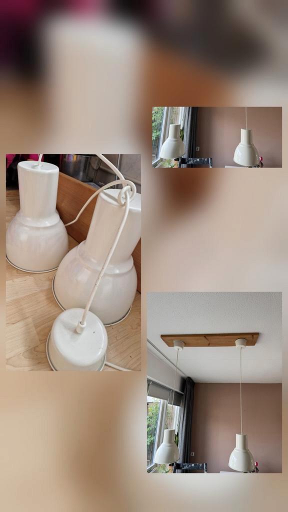 2 ZGAN ikea hanglampen, Huis en Inrichting, Lampen | Hanglampen, Zo goed als nieuw, Minder dan 50 cm, Metaal, Ophalen of Verzenden