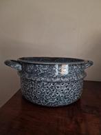 Emaille vergiet grijs gewolkt €6, Antiek en Kunst, Antiek | Emaille, Ophalen of Verzenden