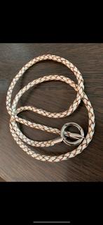 Mi Moneda ketting leer wit nieuw, Ophalen of Verzenden, Zo goed als nieuw, Wit, Overige materialen