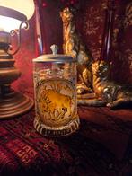 Duitse bierpul (met deksel) met sterrenbeeld stier, Verzamelen, Ophalen, Zo goed als nieuw, Bierglas