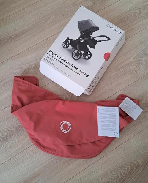 NIEUW Bugaboo Donkey5 zonnekap - Sunrise Red, Kinderen en Baby's, Buggy's, Nieuw, Overige merken, Zonnekap, Ophalen of Verzenden