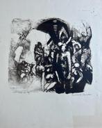 Zeefdruk Wim Motz - Verlorene meute, Verzenden