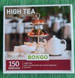 High tea voor 2 personen - Bongo, Tickets en Kaartjes, Hotelbonnen, 1 overnachting, Twee personen