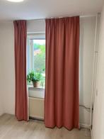 Roze gordijnen voor enkel raam, Ophalen of Verzenden, Zo goed als nieuw, 200 cm of meer