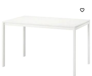 Bureau Melltorp wit 125x75 cm IKEA 