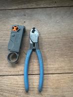 Coax stripper + zijkniptang – professioneel setje va 12€, Doe-het-zelf en Verbouw, Gereedschap | Handgereedschap, Ophalen of Verzenden