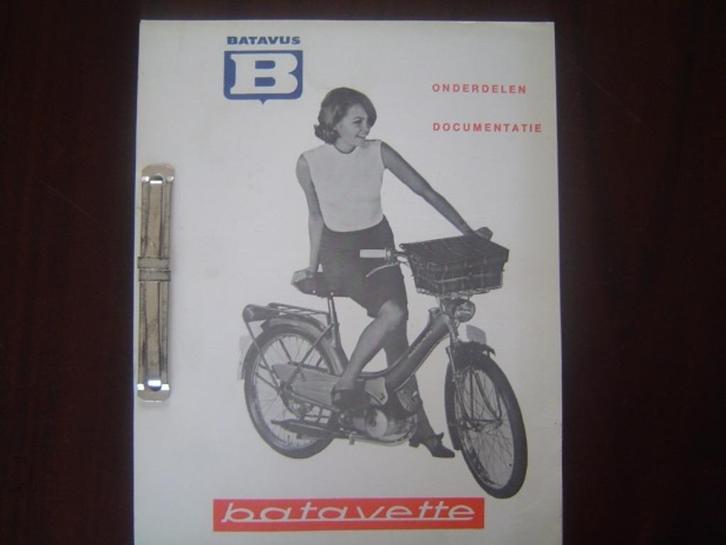 Batavus Batavette M48 motor onderdelen documentatie, Fietsen en Brommers, Handleidingen en Instructieboekjes, Gebruikt, Ophalen of Verzenden