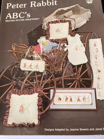 BORDUURPATROON BOOK 531 BEATRIX POTTER ABC'S PETER RABBIT beschikbaar voor biedingen