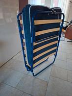Opklapbed 1 persoons, Huis en Inrichting, Eenpersoons, Zo goed als nieuw, 80 cm, Metaal