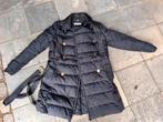 Michael Kors jas met afneembare bontkraag, M, Kleding | Dames, Jassen | Winter, Maat 38/40 (M), Michael Kors, Blauw, Ophalen of Verzenden