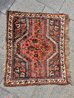 Vintage Perzisch Tapijt in prima staat - 95x80 cm, Gebruikt, 50 tot 100 cm, Vintage, Zwart