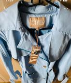 Lichtblauwe Trenchcoat - Nieuw met kaartje!, Blauw, Nieuw, Ophalen of Verzenden, Maat 36 (S)